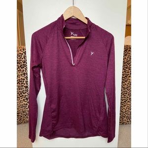 Breathable workout quarter zip
